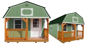 Graceland Portable Buildings Lofted Barn Cabin 928-537-4273
